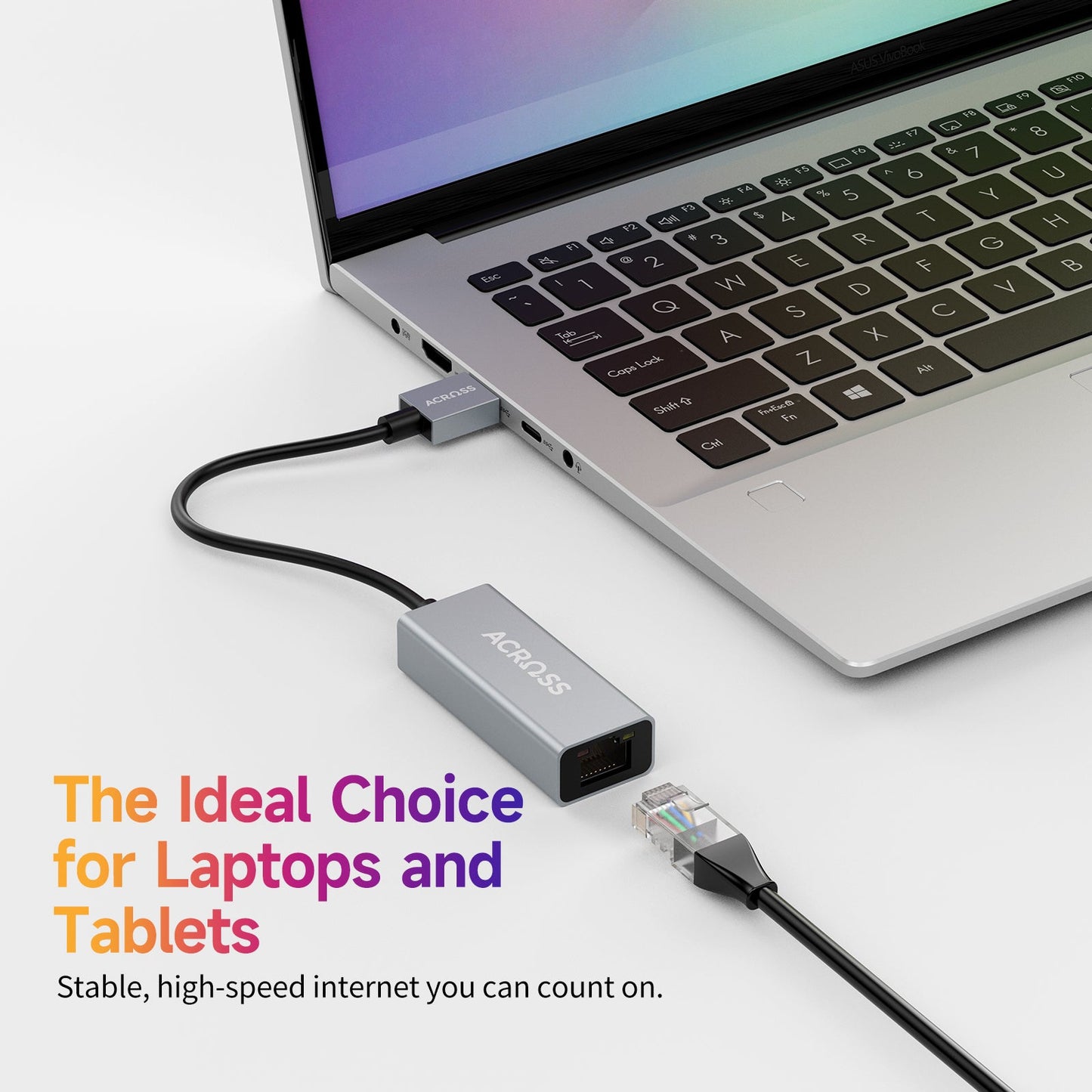 Across SmartHub 1Gbps USB-A TO RJ 45 Ethernet Adapter