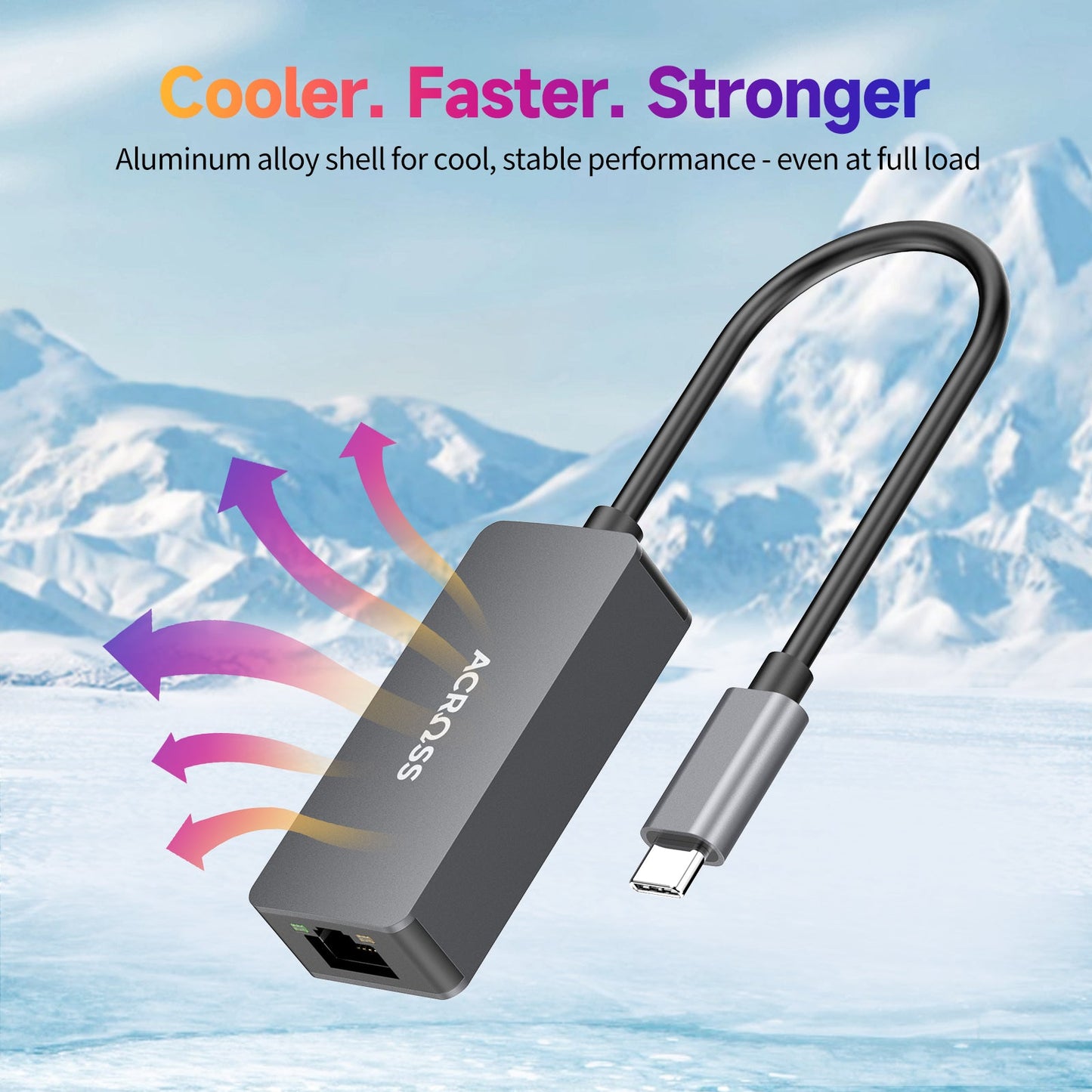 Across SmartHub 2.5Gbps USB-C TO RJ 45 Ethernet Adapter