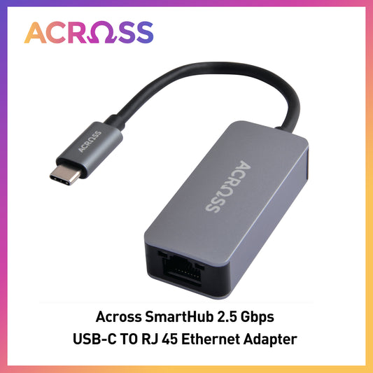Across SmartHub 2.5Gbps USB-C TO RJ 45 Ethernet Adapter